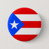 Puerto Rico Flag Ronde Button 5,7 Cm (Voorkant)