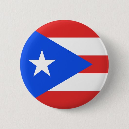 Puerto Rico Flag Ronde Button 5,7 Cm (Voorkant)