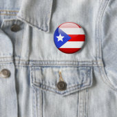 Puerto Rico Flag Ronde Button 5,7 Cm (In situ)