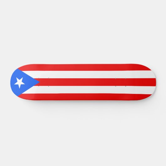 Puerto Rico Flag Skateboard (Horizontaal)