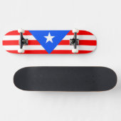Puerto Rico Flag Skateboard (Horizontaal)