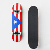 Puerto Rico Flag Skateboard (Voorkant)