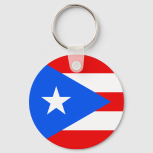 Puerto Rico Flag Sleutelhanger