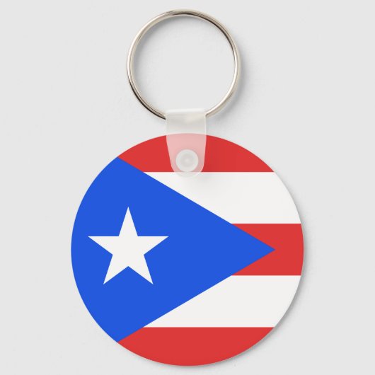 Puerto Rico Flag Sleutelhanger (Voorkant)