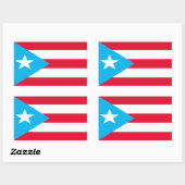 Puerto Rico Flag Sticker (Vel)