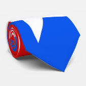 Puerto Rico Flag Stropdas (Opgerold)