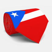 Puerto Rico Flag Stropdas (Opgerold)