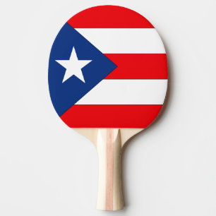 Puerto Rico Flag Tafeltennisbatje