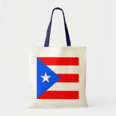 Puerto Rico Flag Tote Bag (Voorkant)