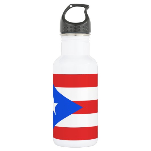 Puerto Rico Flag Waterfles (Voorkant)