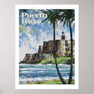 Puerto Rico Fort Reisposter Print