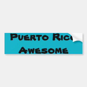 Puerto Rico Geweldige Citaat Bumpersticker