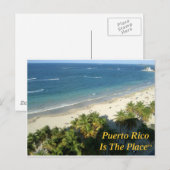 Puerto Rico is de plaats Briefkaart (Voorkant / Achterkant)