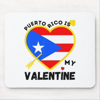Puerto Rico is mijn Valentijn Valentijnsdag Puerto Muismat