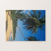 Puerto Rico, Isla Verde, palmbomen Legpuzzel (Horizontaal)