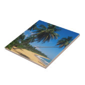 Puerto Rico, Isla Verde, palmbomen Tegeltje (Zijkant)