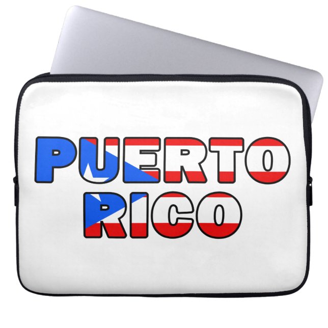Puerto Rico Laptop Sleeve (Voorkant)