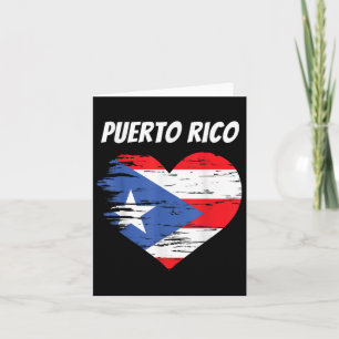 Puerto Rico Liefde Hart Vlag Gift Puerto Ricaanse Kaart