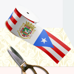 Puerto Rico lint, embleem, Puerto Ricaanse vlag Lint