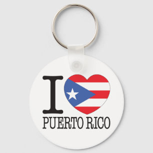 Puerto Rico Love v2 Sleutelhanger