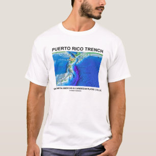 Puerto Rico-moersleutel in Noord-Amerikaans Caribi T-shirt