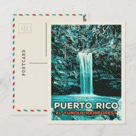 Puerto Rico, Nationaal Park El Yunque Briefkaart