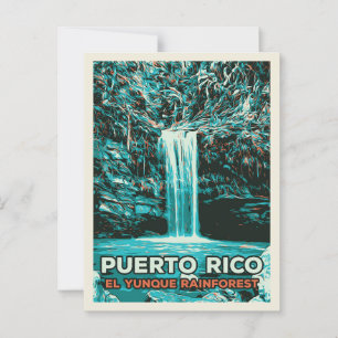 Puerto Rico, Nationaal Park El Yunque Briefkaart