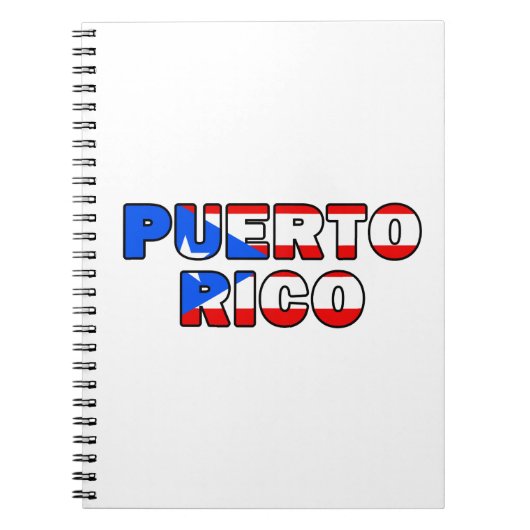 Puerto Rico Notitieboek (Voorkant)
