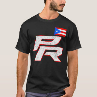 Puerto Rico PR Pride Boricua Puerto Ricaanse vlag T-shirt