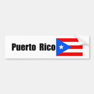 Puerto Rico, Puerto Ricaanse vlag Bumpersticker