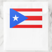 Puerto Rico Rechthoekige Sticker (Tas)