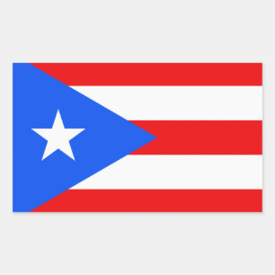 Puerto Rico Rechthoekige Sticker