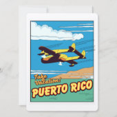 Puerto Rico-reisposter (Voorkant)