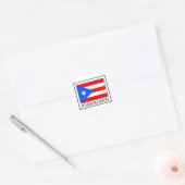 Puerto Rico Ronde Sticker (Envelop)