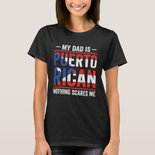 Puerto Rico Roots Mijn vader is Puerto Ricaans Nie T-shirt