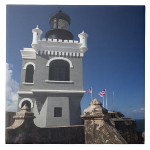 Puerto Rico, San Juan, Oud San Juan, El Morro Tegeltje