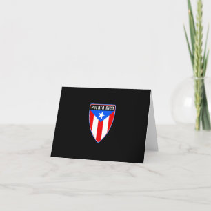 Puerto Rico Shield Bedankkaart