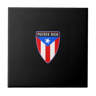 Puerto Rico Shield Tegeltje