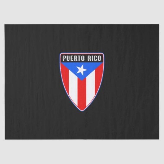 Puerto Rico Shield Tissuepapier (Voorkant)