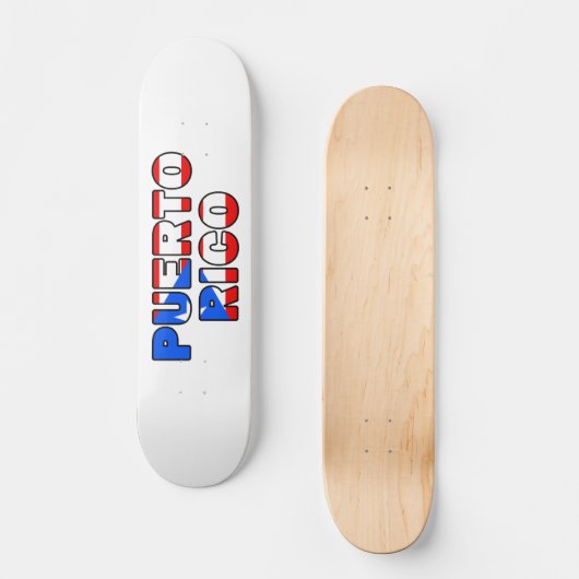 Puerto Rico Skateboard (Voorkant)