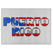 Puerto Rico Snijplank (Voorkant)