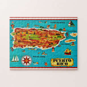 Puerto Rico Spaans 11x14 puzzel