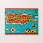 Puerto Rico Spanish 11x14 Puzzle Legpuzzel (Horizontaal)