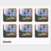  Puerto Rico Square Stickers (Vel)