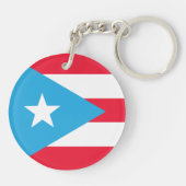 Puerto Rico Street Art Graffiti Sleutelhanger (Achterkant)