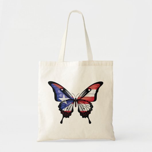 Puerto Rico Swallowtail vlinder vlag Tote Bag (Voorkant)