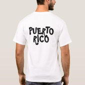 Puerto Rico T-shirt (Achterkant)