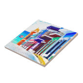 Puerto Rico Tegeltje (Zijkant)