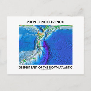 Puerto Rico TFrench Deepest Part of the N. Atlanti Briefkaart