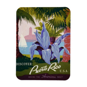 Puerto Rico Travel - Theme Magnet Magneet